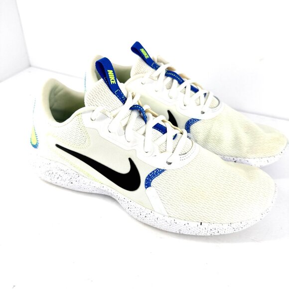 Nike Women’s Renew In-Season TR 9 Size 9 White Black Volt Training Shoes - Picture 2 of 10